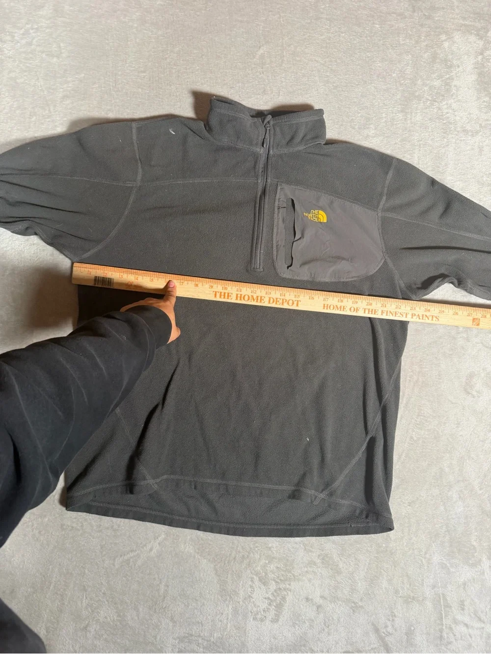 The North Face Black Lightweight Half-Zip Pullover Jacket